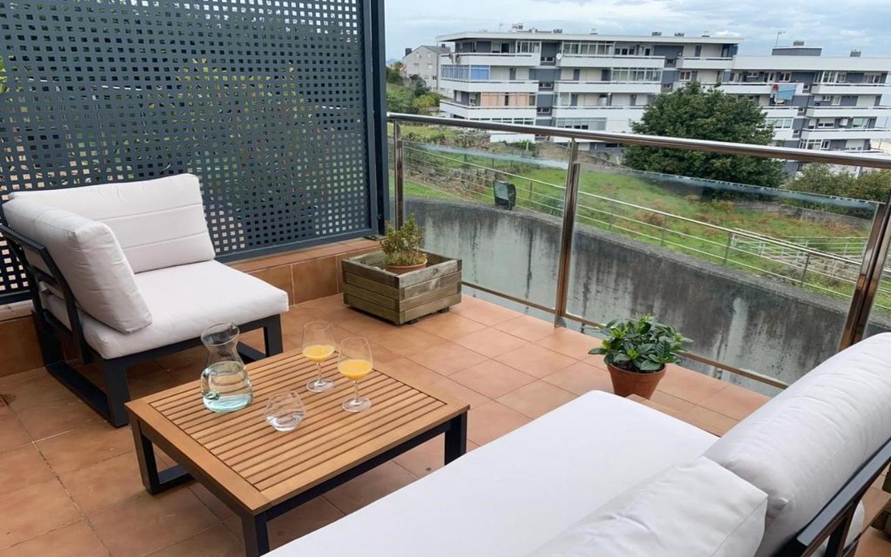 Apartamento en Baiona a 200m de la playa Exterior foto