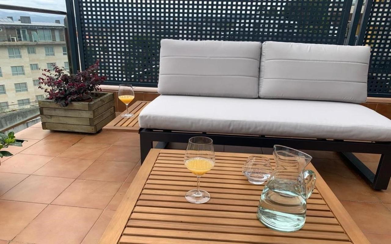 Apartamento en Baiona a 200m de la playa Exterior foto